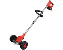 LUMÉ STORE Elektrische Grasmaaier - Grastrimmer - Grasmachine - Kantenmaaier - Draadloos - Telescopisch - Draaibaar - CE - Rood