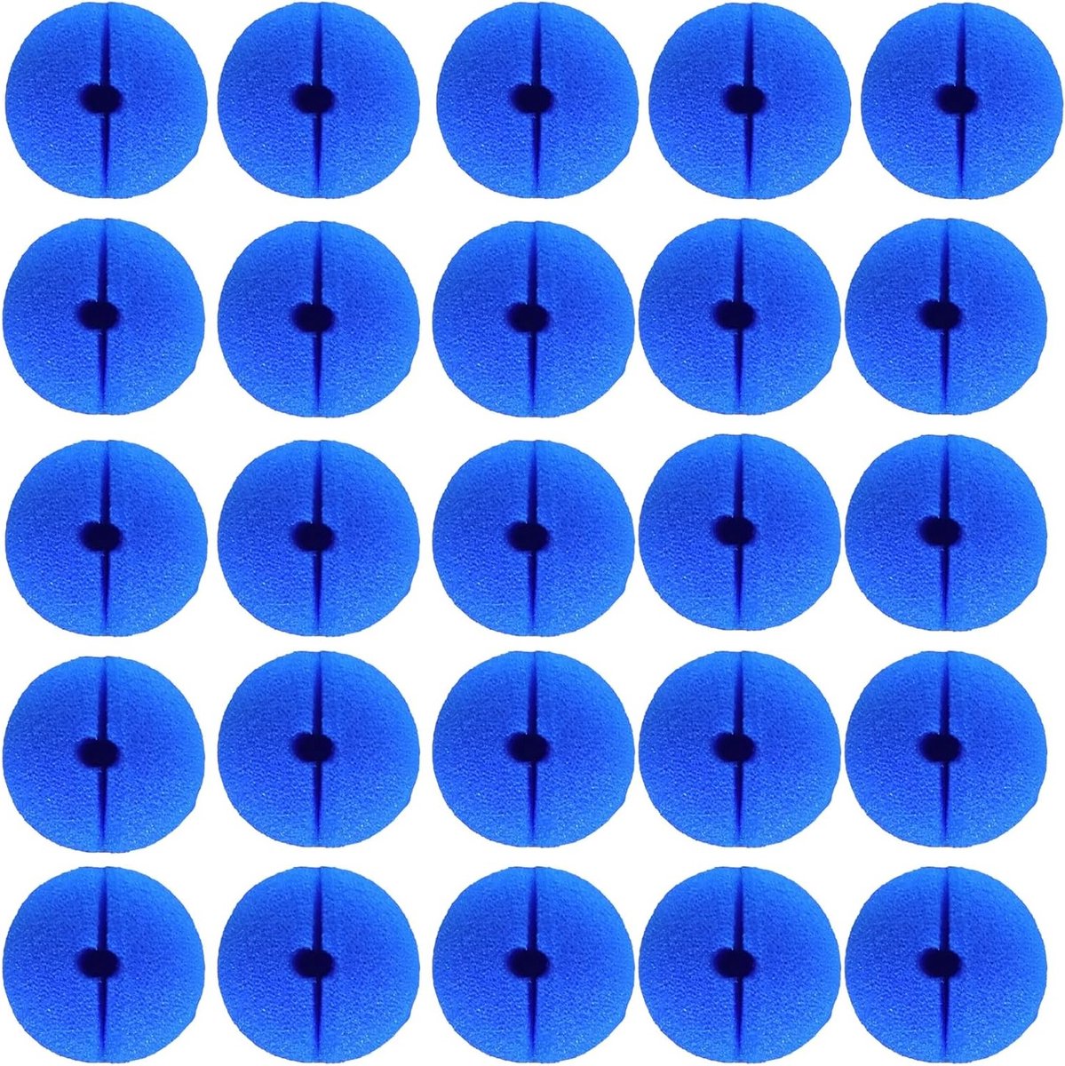 30 Stuks Blauwe Schuimneus voor Clowns, Ideaal voor Feestdagen, Circus, Halloween en Cosplay Accessoires