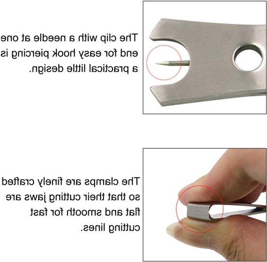 Vliegvissen accessoires: Lijn Tangen & Cutter - Haak Eye Cleaner, Quick Knot Tool. van BOOM'S FISHING — afbeelding 3