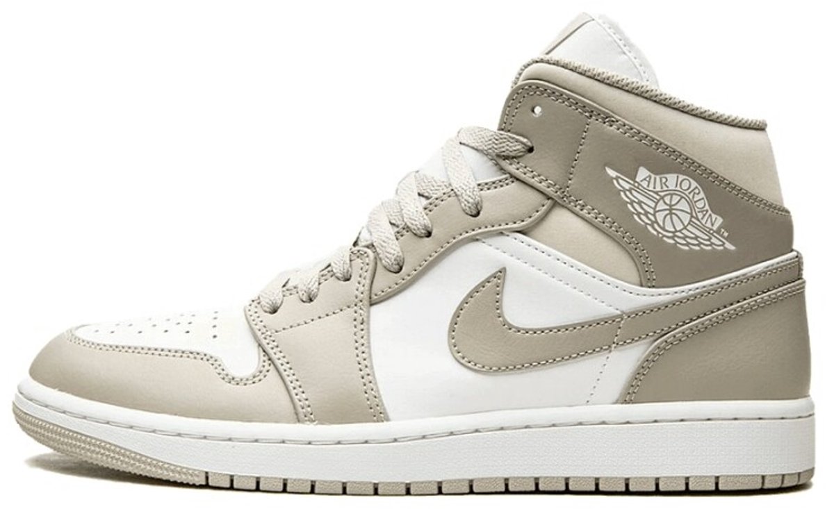 Nike Air Jordan 1 Mid College /Light Bone- 554724 082 EUR Grijs
