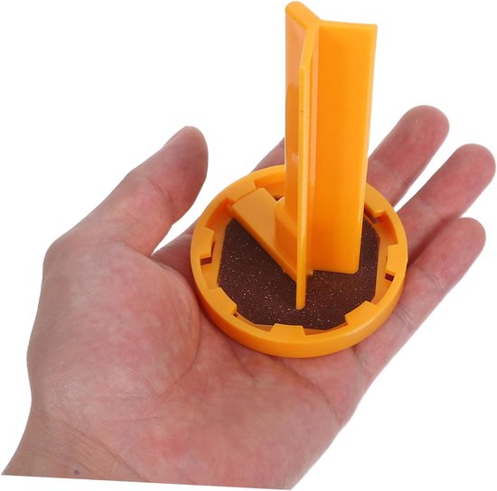 Keu Tip Reparatie Tool - Biljart Schuurmachine - Keu Onderhoud - Draagbaar Ontwerp - 10.5 cm - Geel — afbeelding 5