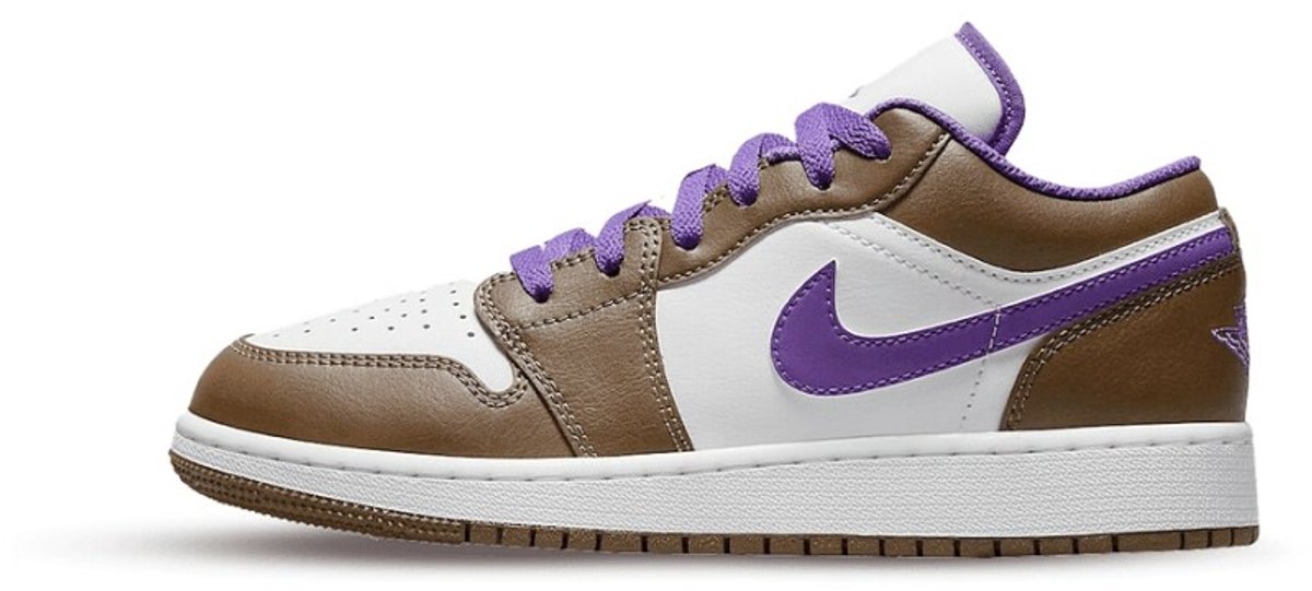 Jordan 1 Low Purple Mocha - Maat 48.5