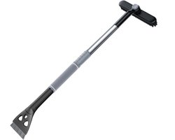 Sneeuwborstel Auto - Ijskrabber Telescopisch - Winterse Reiniging - Afneembare Handgreep - 65-80 cm - Zwart