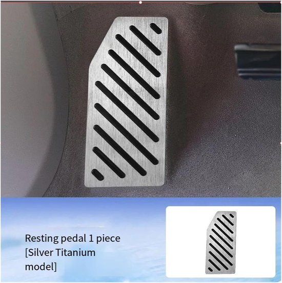 Auto Pedaalhoezen - Pedaal Set - Verbeterde Rijervaring - Antislip Oppervlak - Voor Zeekr 7X - Aluminium — afbeelding 3