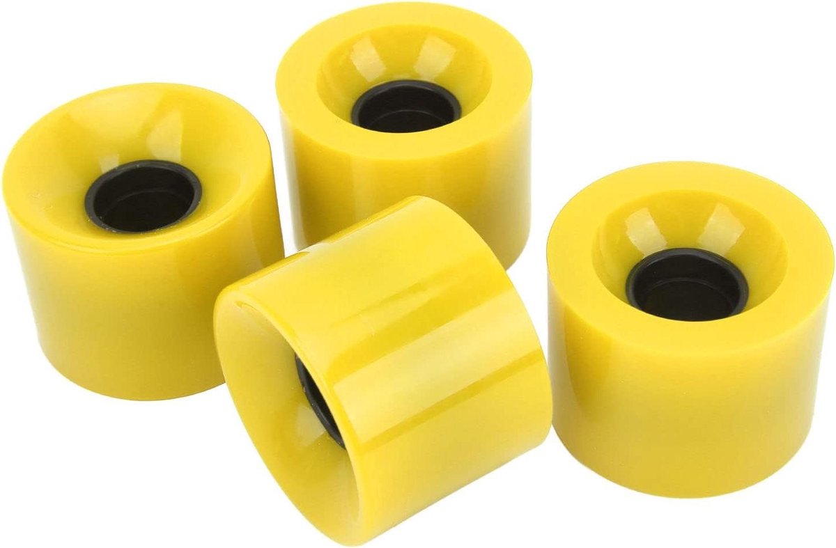 Skateboardwielen PU Vervangingswielen Wielenset Skateboard Skateboarden Onderhoud Goede Grip Weinig Geluid 60 x 45 mm
