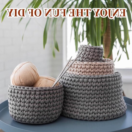 12 Stuks Zakbodem voor Haken - Gehaakte Mandbodem Ronde Set 10/15/20 cm - Mand, Woondecoratie, DIY Knutselen, Weefbenodigdheden — afbeelding 4