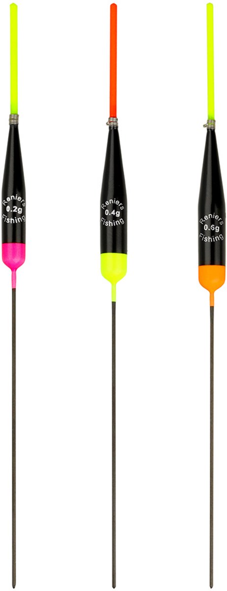 Reniers Fishing Dobber RF N20 – Gevoelige Flesvorm Dobber voor Maden en Levend Aas - Kleur: geel,Maat: 0.80g