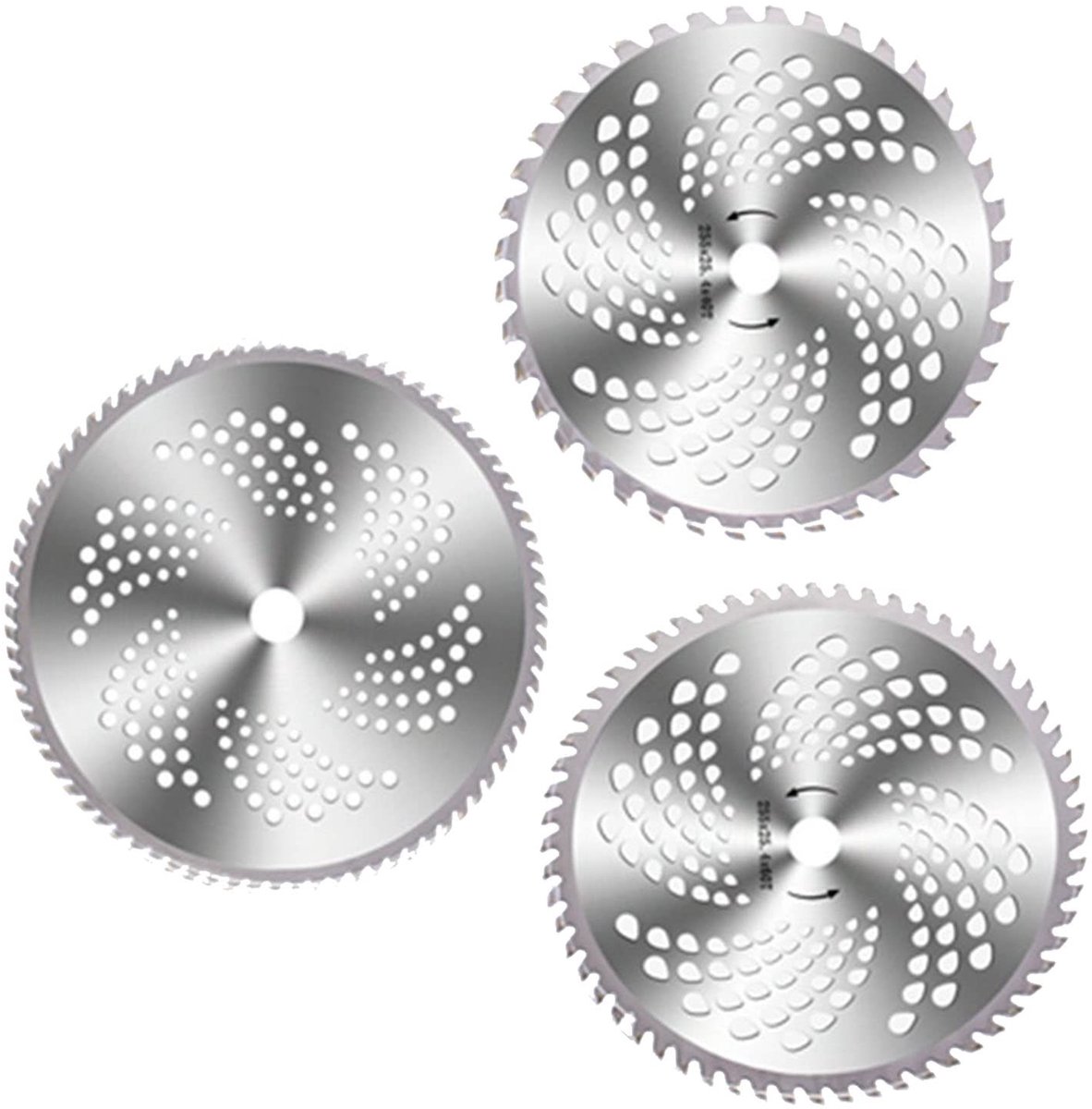 Byshayne- Zaagbladen Set 3-delig - Gelegeerd Staal - Wolfraamcarbide Tanden - Slijtvaste Snijbladen - Tuinonderhoud - Geschikt voor Hout en Struiken - Zaagblad