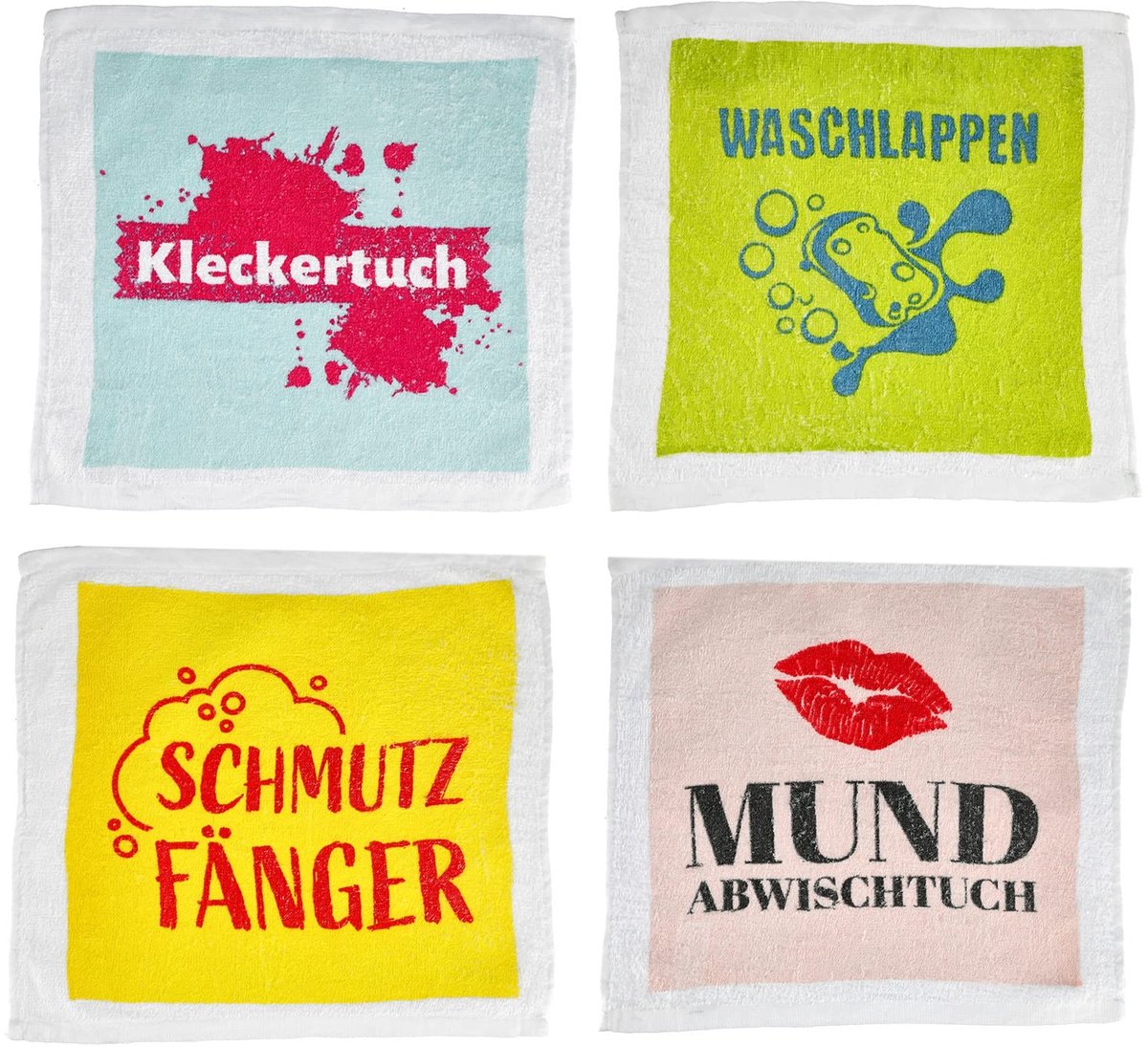 Allecto - Set magische handdoek - magische washandjes - leuk cadeau voor kinderen - set va