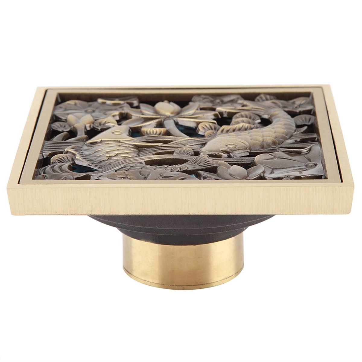 Dailygoods- Afvoerputje Antiek Koper - Douchevloerafvoer - Afvalwaterafvoer - Zeefafdekkin