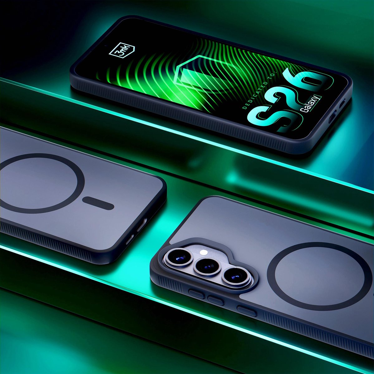 3Mk Smoke Magcase Hoesje Voor Samsung Galaxy S26 Met Magnetische Sluiting