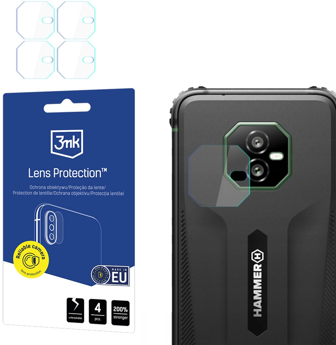 3Mk Lensbescherming Voor Hammer Ranger, Lensbescherming Met Versterkte Coating.