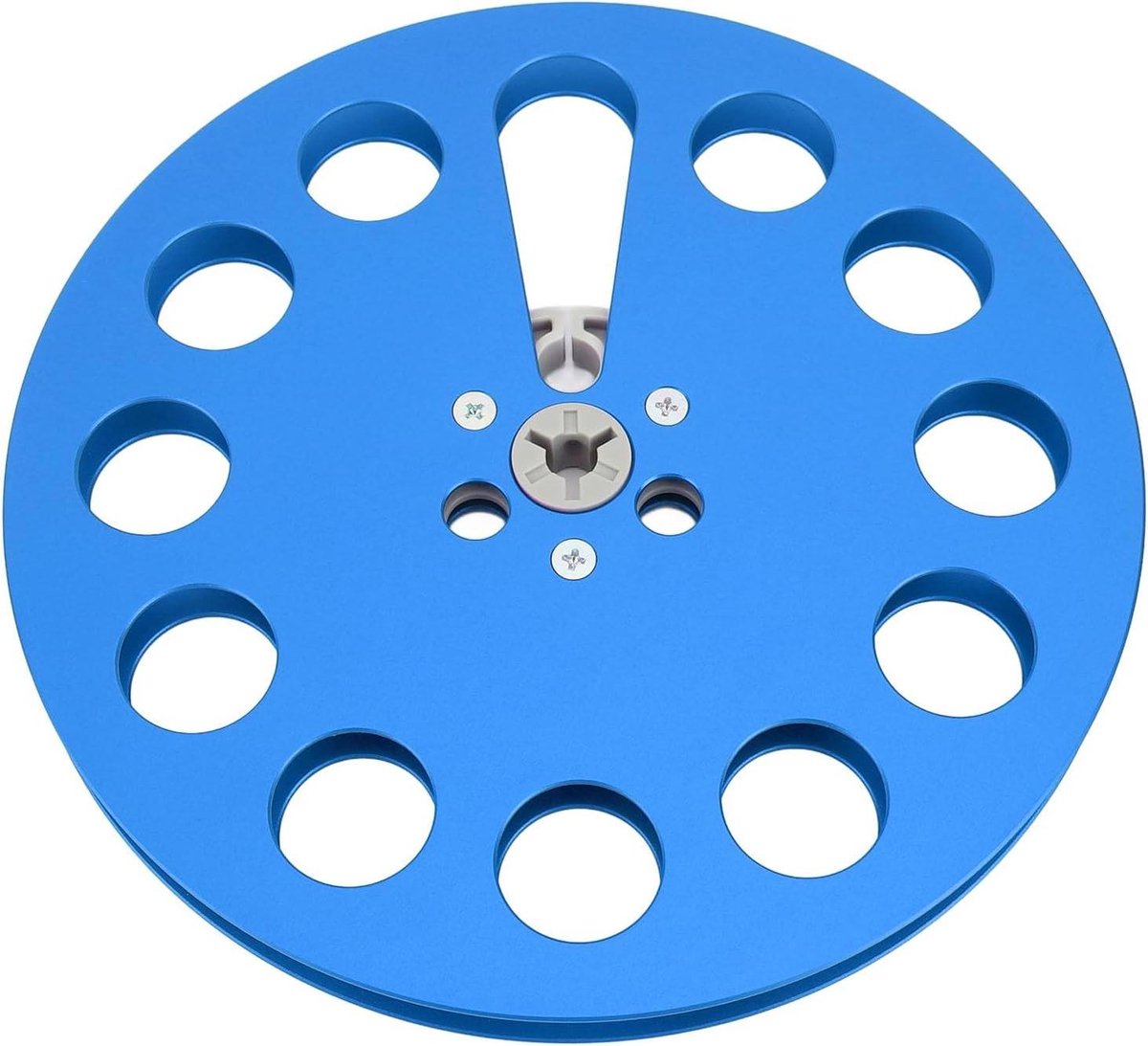Lege Tapespoel - Universele Haspel - Opnemen Wissen - Aluminiumlegering - 7 Inch Diameter - Blauw