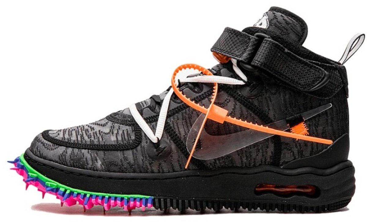 Nike Air Force 1 Mid Off Zwart