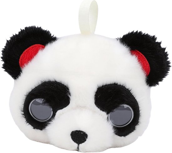 AI Panda Knuffel - Interactieve Robothanger - Leren en Ondersteuning - Spreekt 66 Talen - 12x10cm - Wit Zwart — afbeelding 4