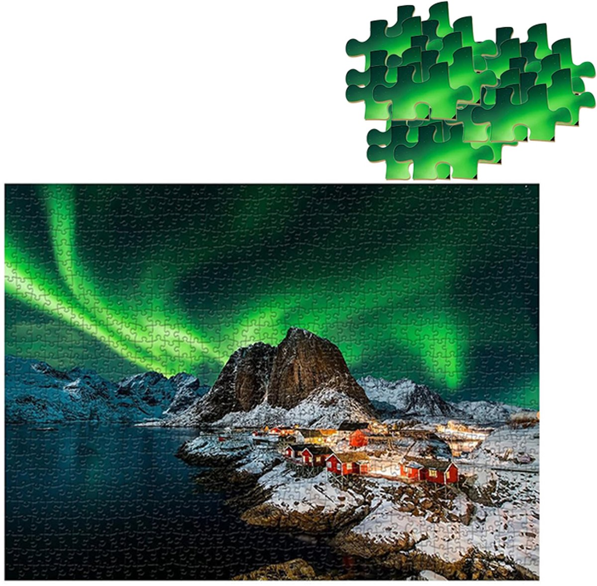 Puzzel van 1000 stukjes, puzzel voor volwassenen, uitdagende puzzel, een puzzelspel voor het hele gezin, puzzel voor in huis