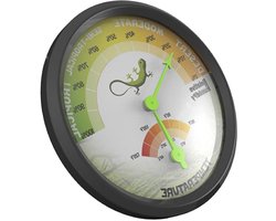 Reptiel Terrarium Thermometer - Hygrometer Sensor - Klimaat Monitoren - Mechanische Meting - 7.4 cm - Multi