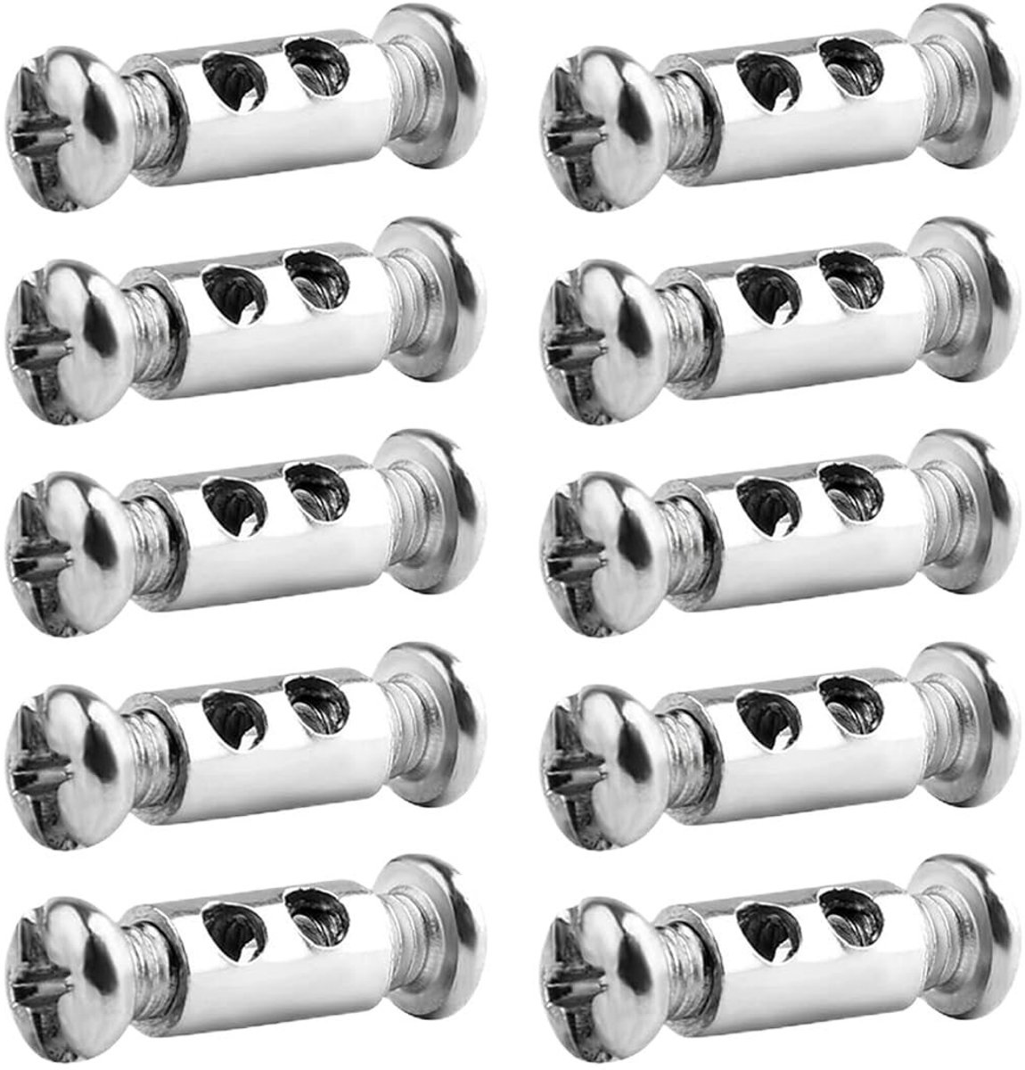 Dailygoods- Kabelklemmen 10 Stuks - Zelfklevend - Geschikt voor Draadkabels 1-2 mm - Robuust Staal - Roestbestendig - Eenvoudige Installatie - Kabelbeugels