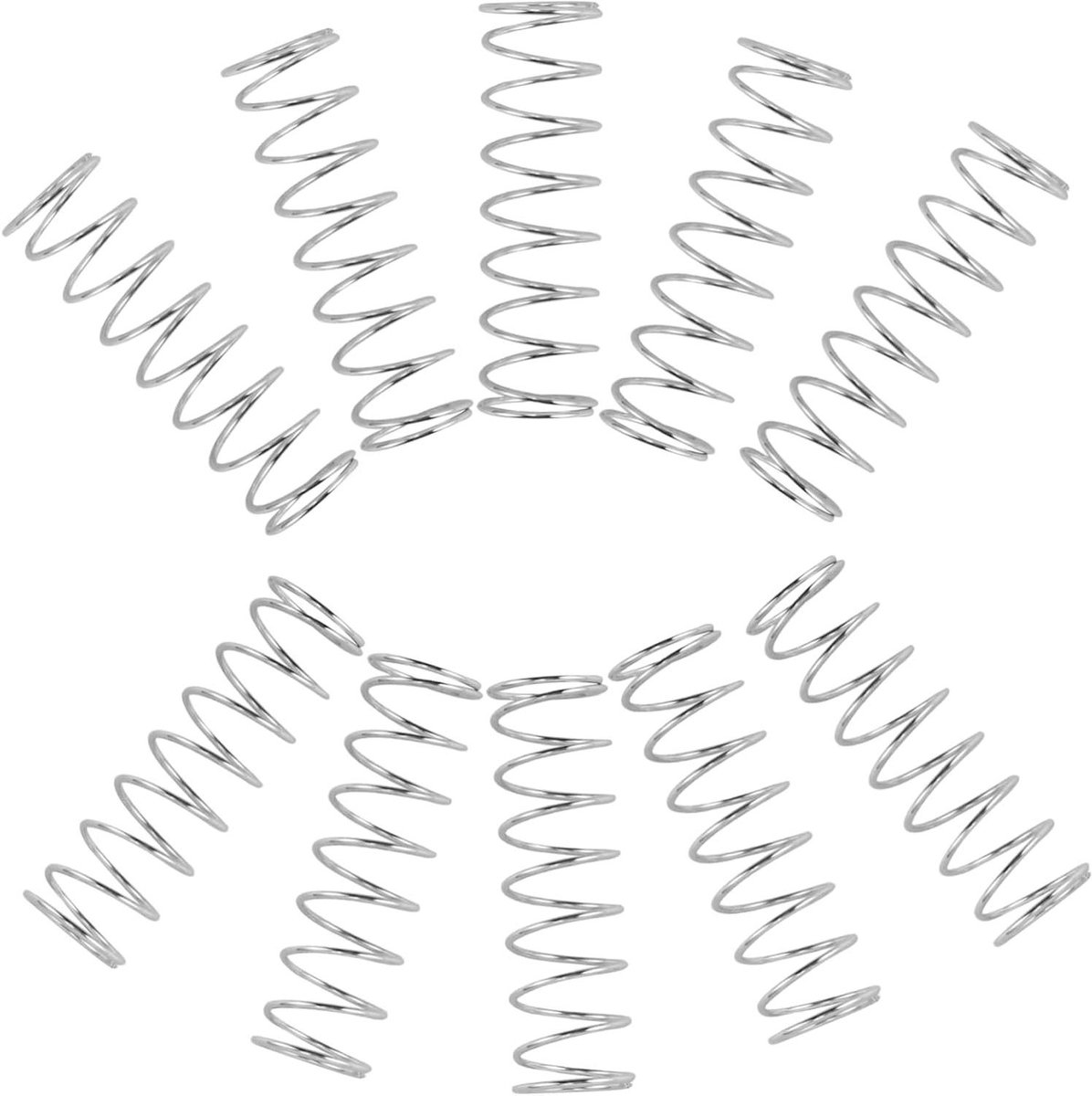 Snoeischaren Onderdelen - Trimveren Set - Tuinonderhoud - Duurzaam Metaal - 10 Stuks - Zilver