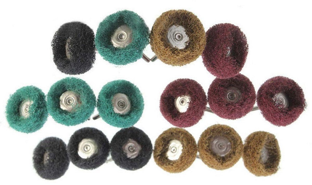 SENRISE 40-delige Polijstwiel Set voor Dremel en Rotatietools - Nylon Polijstaccessoires