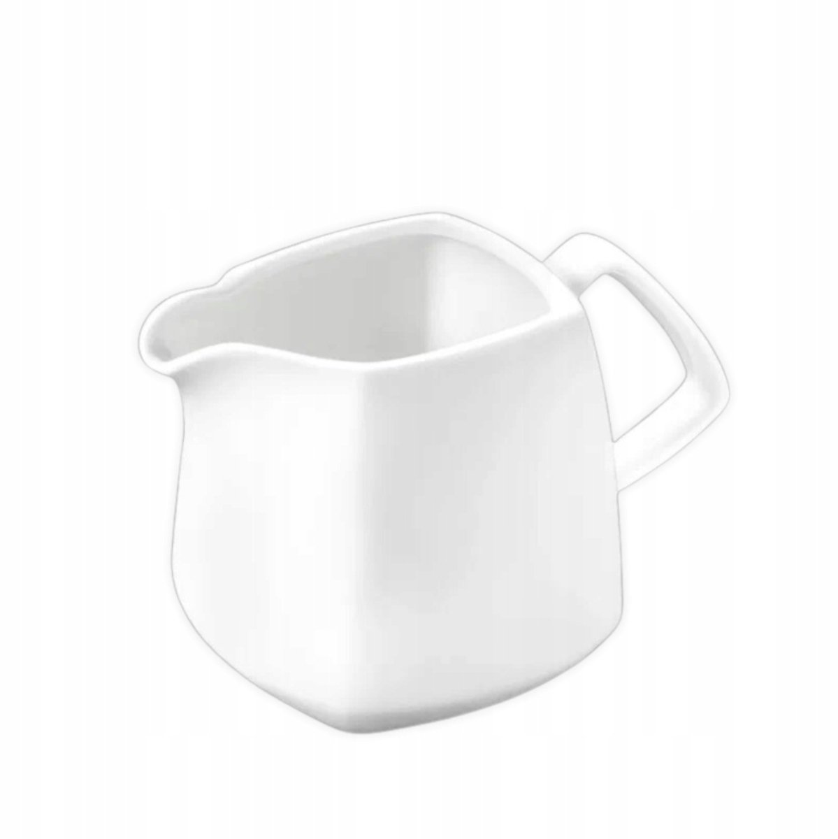 Wilmax Porseleinen Melkkan 310ml - Klassiek Wit