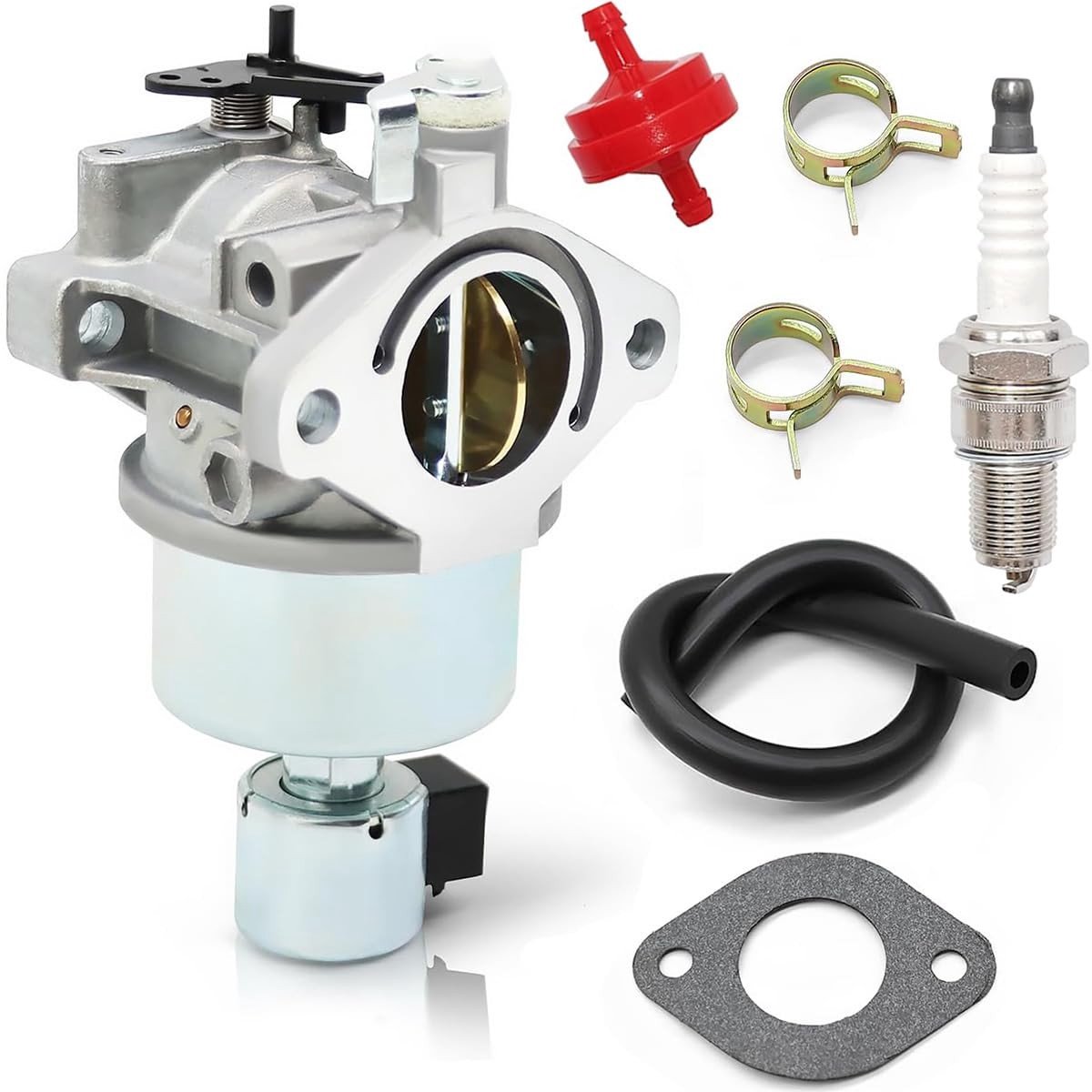 BRENZOOS- Carburateur voor Grasmaaiers - Compatibel met Craftsman LT1000 - Reserveonderdeelnummers 594593/594605 - Geschikt voor Toro 71286/71427 - 20 pk/21 pk Motor - Brede Compatibiliteit - Motorcarburateur