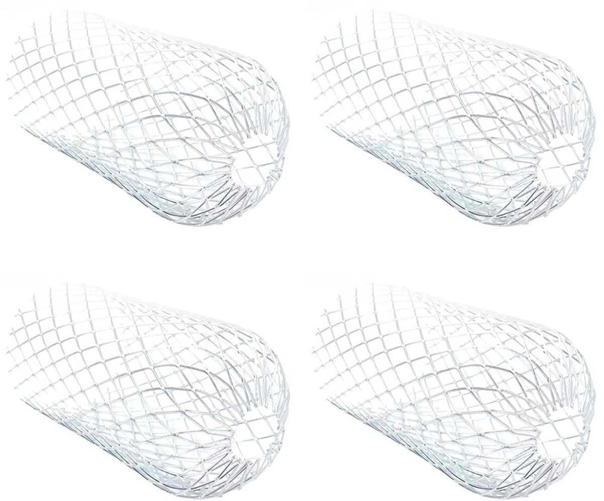 JHUBERS - Dakgootbescherming - Aluminium Regenpijp-Maasfilter - Voorkomt Verstoppingen - 6,7 Inch - Bladfilter - Geschikt voor Dakgoten - 4 Stuks