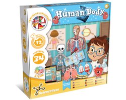 Science4you Menselijk Lichaam Kit – Ontdek de details van het Menselijk Lichaam, Ontdek alle Bijzonderheden van Organen, Skeletten en Systemen, Cadeaus voor Kinderen 4 5 6 7+