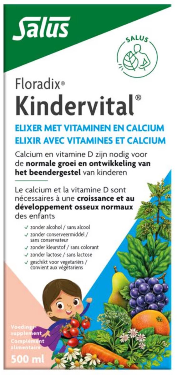 Floradix - Kindervitalus - 3 x 500 ml - Voordeelverpakking