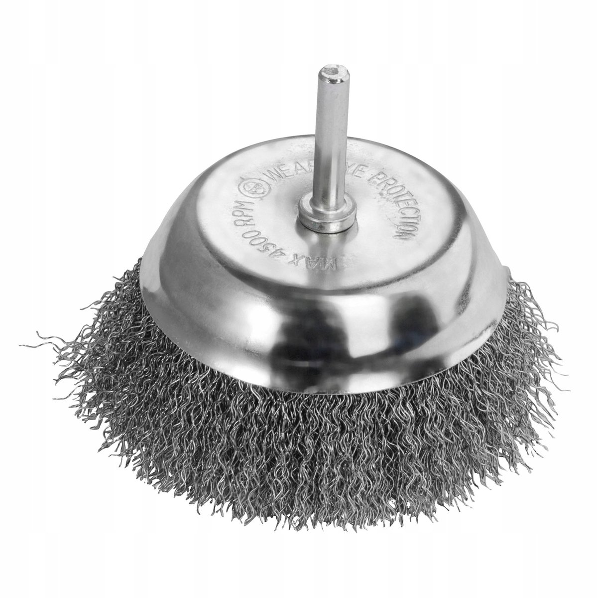 Draadborstel 100mm met schroefdraad voor boormachines