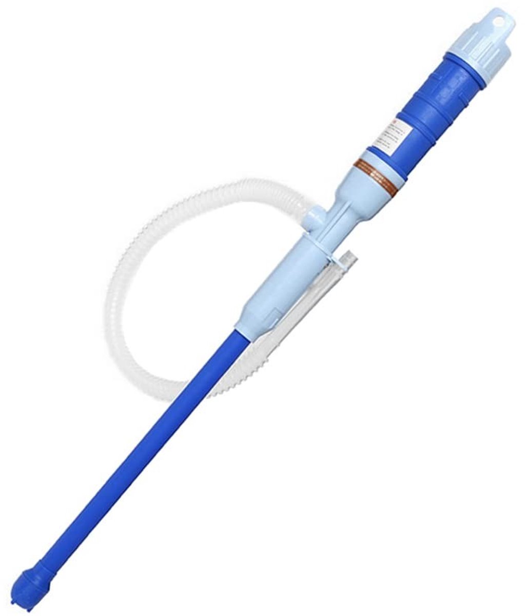 Dailygoods - Overvulpomp - Elektrische Waterpomp - Veilig Vloeistof Overbrengen - Blauw - Brandstofpomp - Olie Afzuigen - Handig voor Thuisgebruik - D...