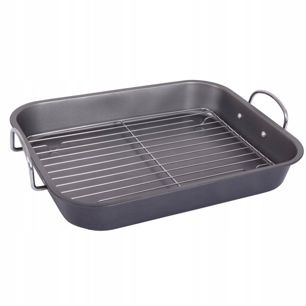 Bakplaat met Grillrooster - Anti-aanbaklaag - 4L - 37.5cm