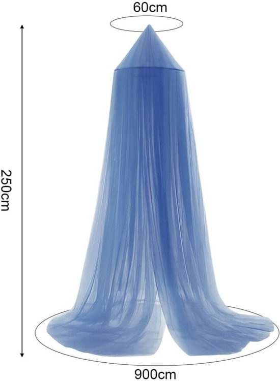 CLVP® Klamboe 1 Persoons - Muggennet - Muskietennet Baby - Blauw — afbeelding 3