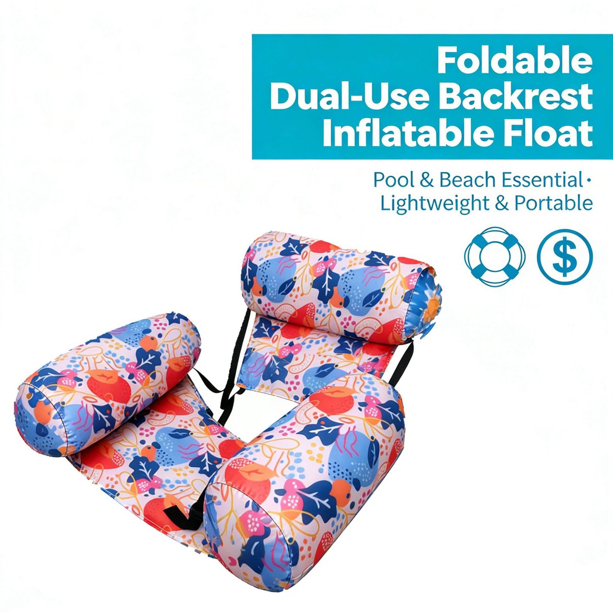 Opblaasbare waterzitjes, loungestoelen, drijvende bedden, canvas banken, opvouwbare multifunctionele rugleuningen, draagbare strandmatten