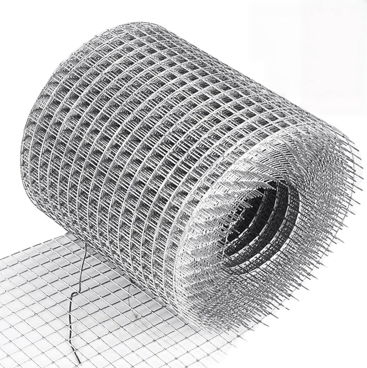 Dailygoods - Stevig Verzinkt Metaal Gaas voor Dierenbescherming en Tuinverhoging - 10 cm x 5 m