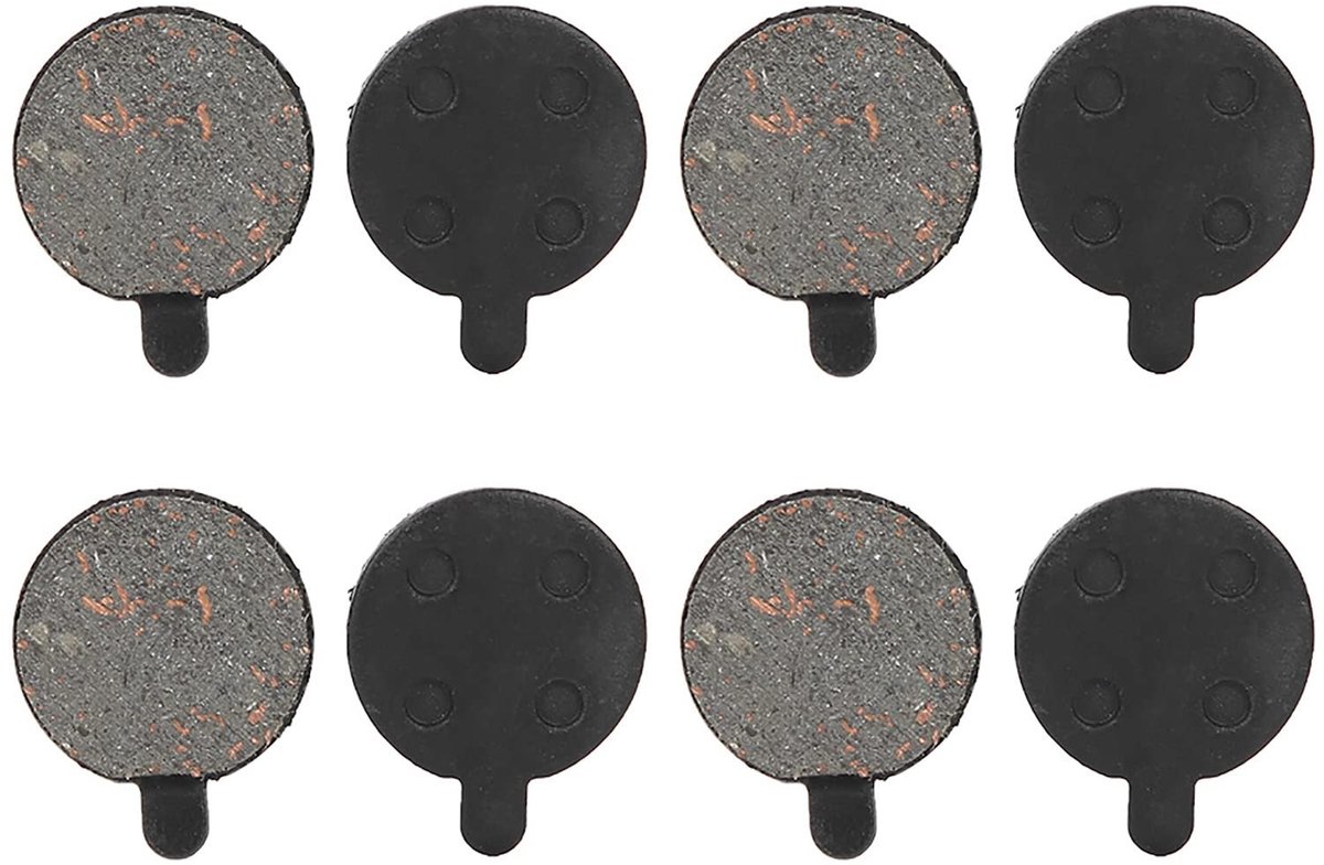 Dailygoods - Fiets schijfremblokken - Half-metalen - Duurzaam en hoogwaardig - Ronde vorm - Geschikt voor elektrische fiets en scooter - Perfect voor...