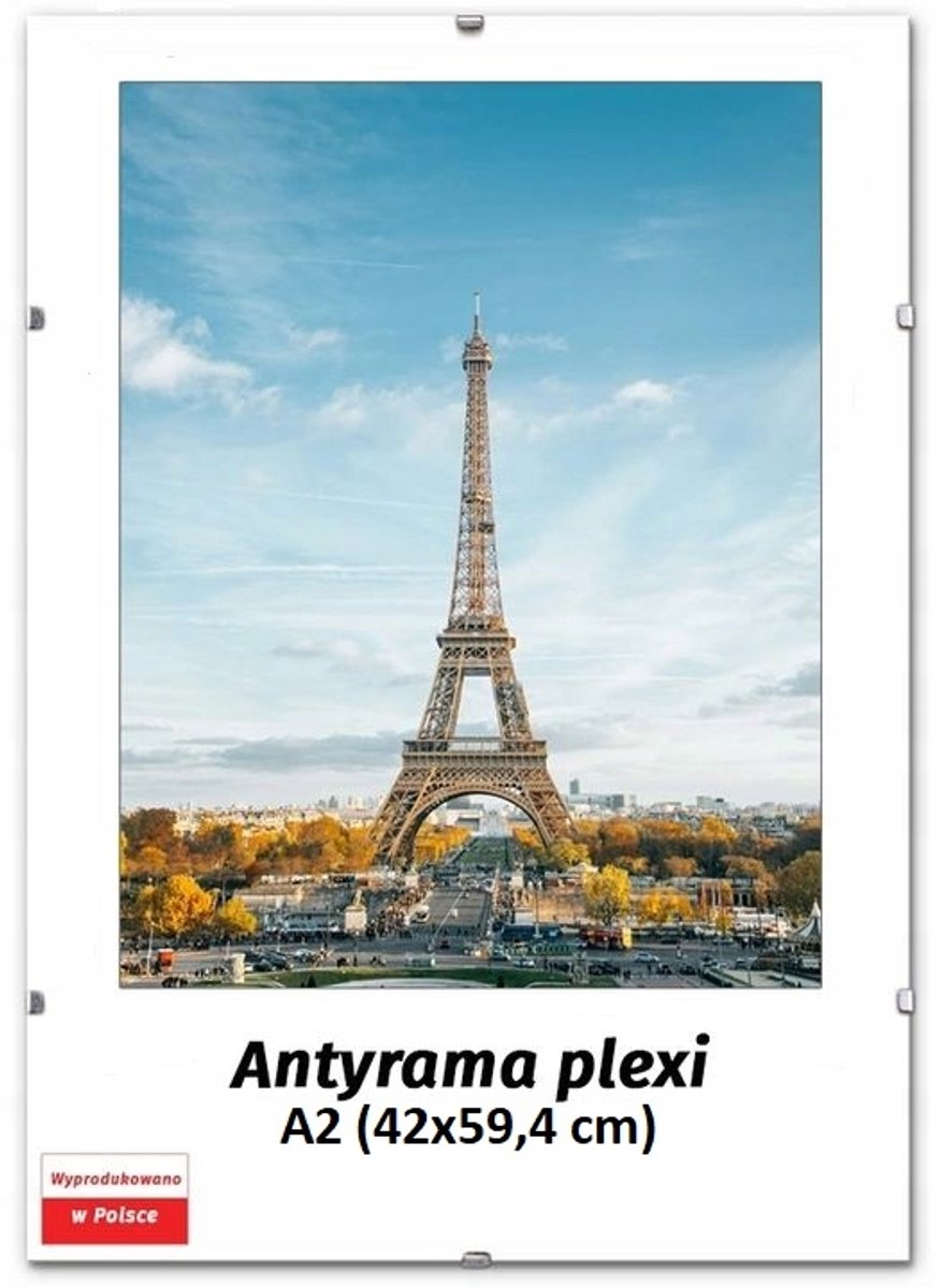 Antireflex fotolijst A2 (42x59,4 cm) - Plexi & HDF