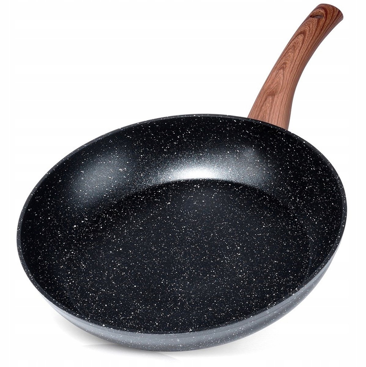 Granitowa Patelnia 28 cm - Geschikt voor Gas & Inductie
