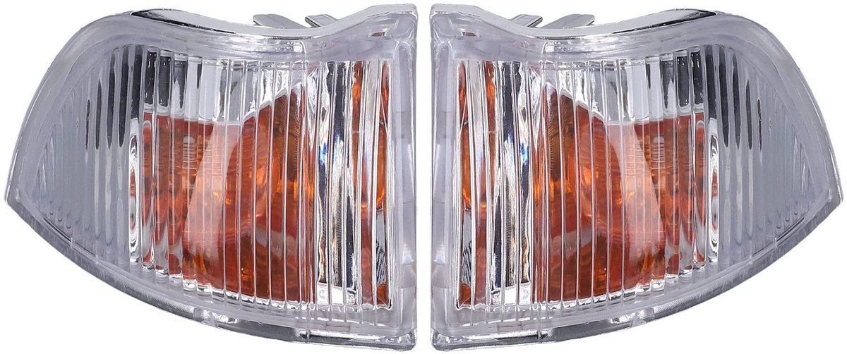 Dailygoods - Spiegel Indicator Lens - Vervangingsdeksel - 2 Stuks - Voor Iveco Daily - Buitenspiegel Indicatielampje - ABS Materiaal - 2006-2012