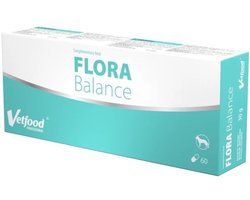 Vetfood Flora Balance - Voedingssupplement voor Honden en Katten - 60 Capsules