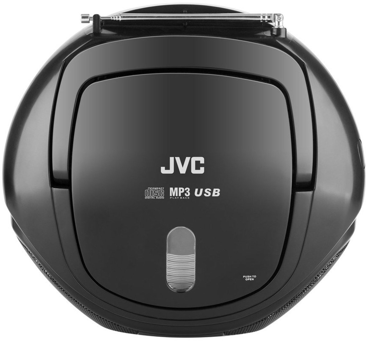 JVC RD-E221B Serie - Radio Boombox - Zwart - CD/MP3/USB - FM Tuner