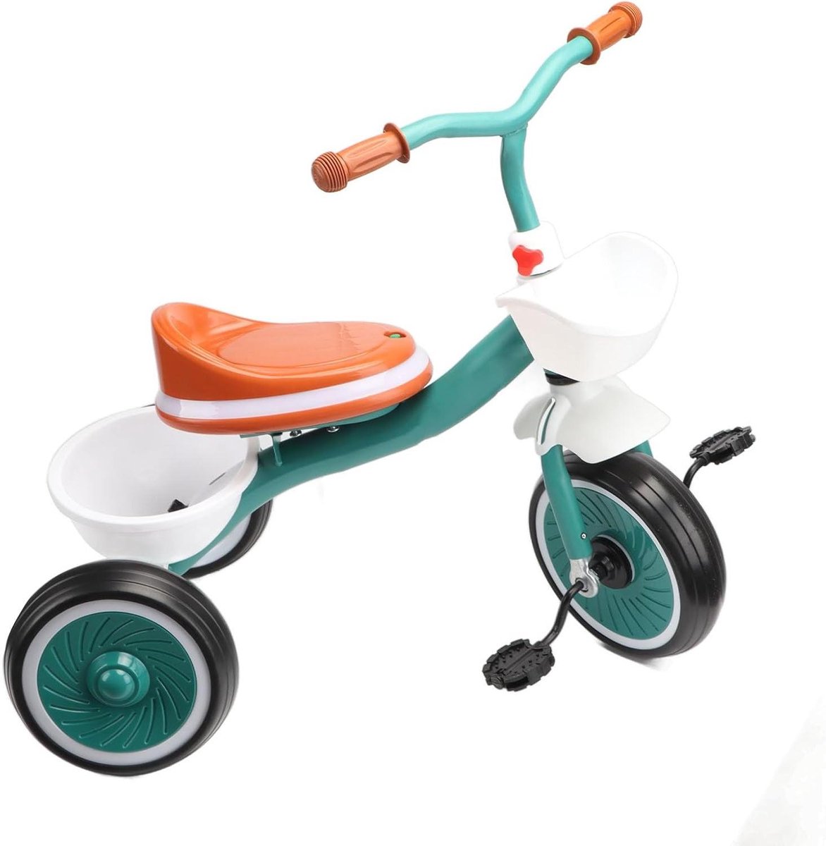 Peuter Driewieler - Loopfiets Kinderen - Buiten Spelen - Muziek en Licht - 54 x 33 x 24 cm - Rood