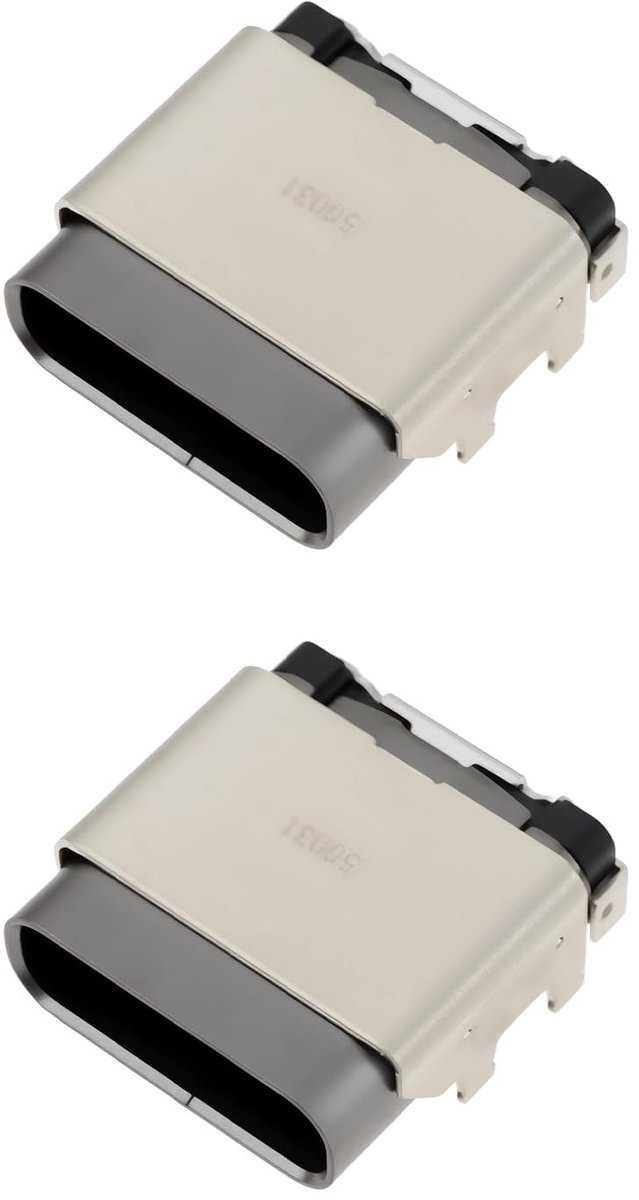 Dailygoods - Set van 2 Laptop USB Type C-poorten voor Dell XPS 15