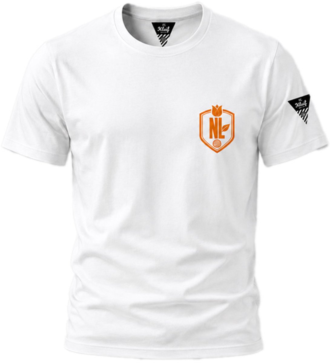FC Kluif - When The Field Turns Orange T-shirt – Wit Oranje Voetbalshirt WK 2026 - Maat XXL