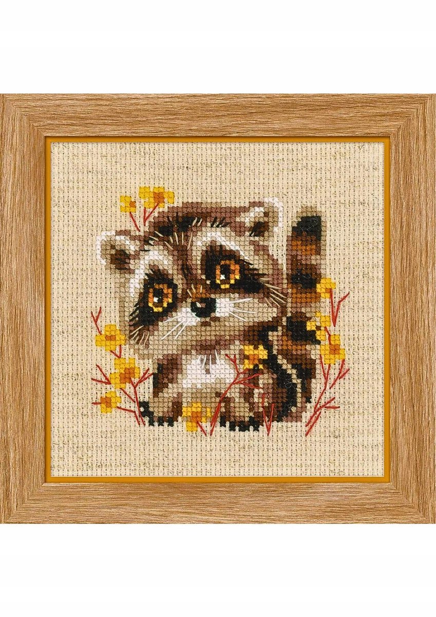 RIOLIS 1754 Kleine Vos Borduurpakket 13x13 cm