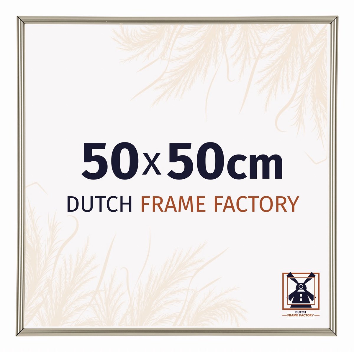 Dutch Frame Factory Fotolijst 50x50 cm - Kunststof - Champagne - Angers