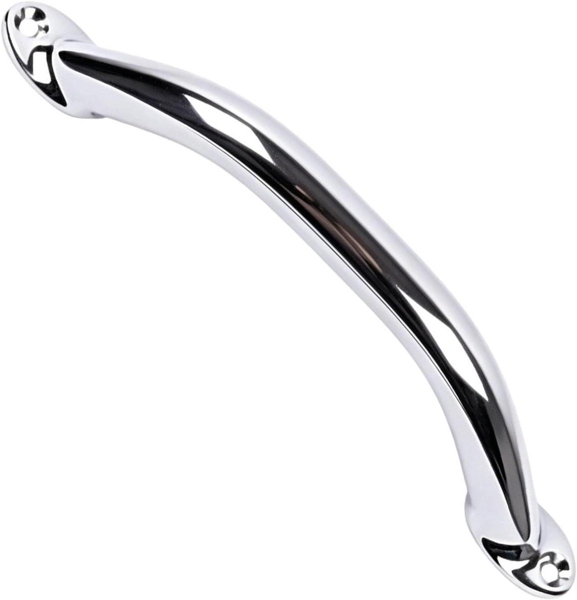 Boot Handgreep - Veiligheidsreling - Veilige Instap - Roestvrijstaal - 30 cm - Zilver