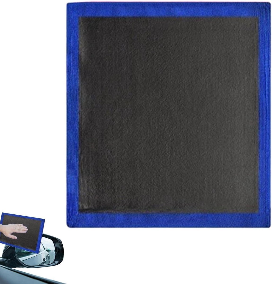Klei Mitt - Reinigingsdoek Auto - Auto Reinigen - Dubbelzijdig Gebruik - 30x30 cm - Zwart Blauw