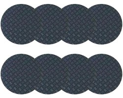 Tapis de course - Pads voor vloer - Bescherming apparatuur - Geluidsdempend ontwerp - 8 stuks - Zwart