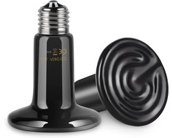 Infrarood Lamp - Warmtelamp Reptiel - Terrarium Verwarmen - Geen Licht - 100 Watt - Zwart